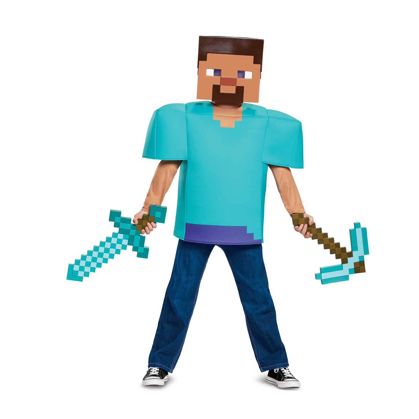 Disguise Minecraft Diamond Pickaxe Accessory,XL