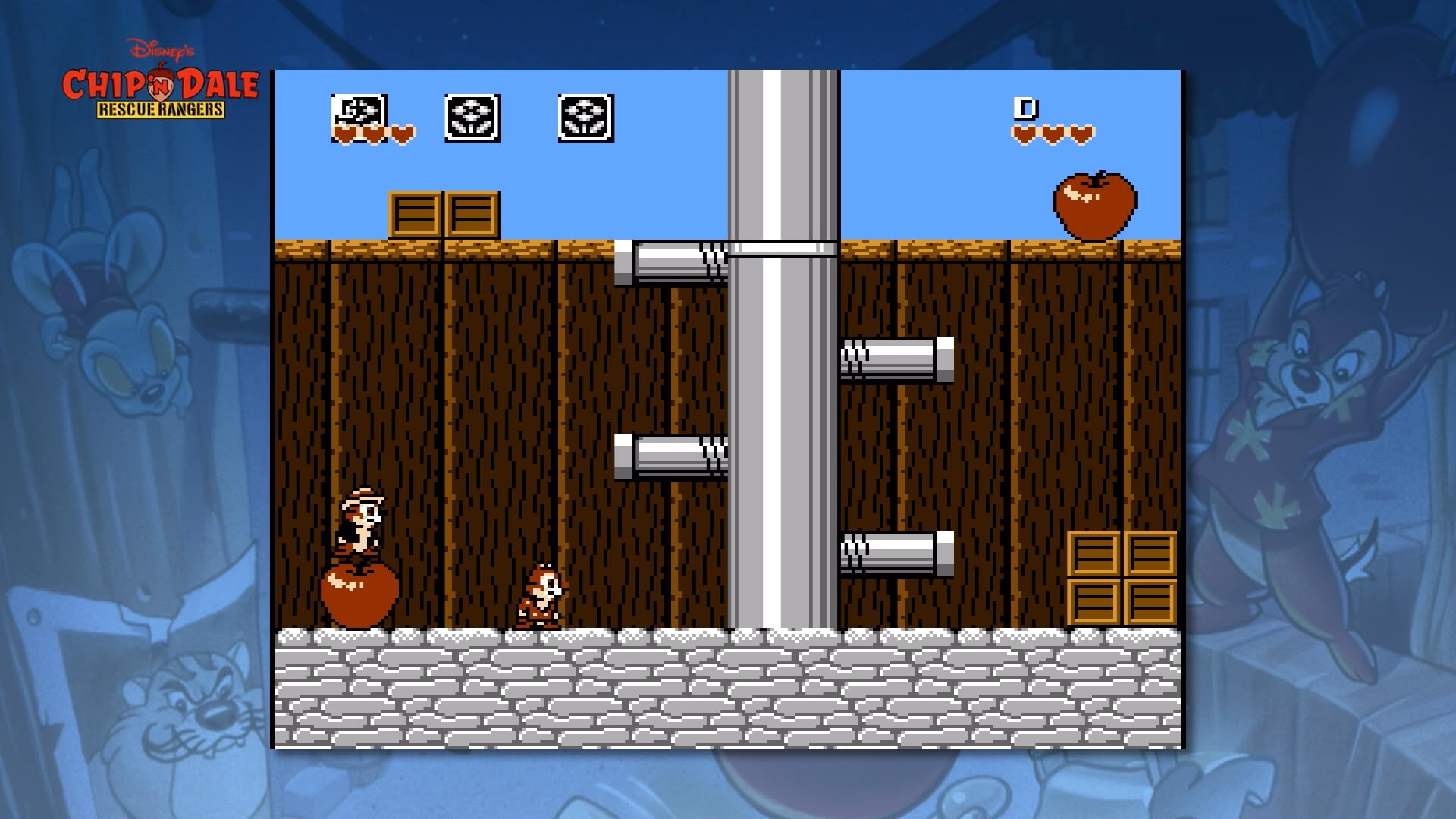 Atari Disney Afternoon Collection game for Nintendo Switch, featuring colorful artwork of classic Disney characters and game titles.