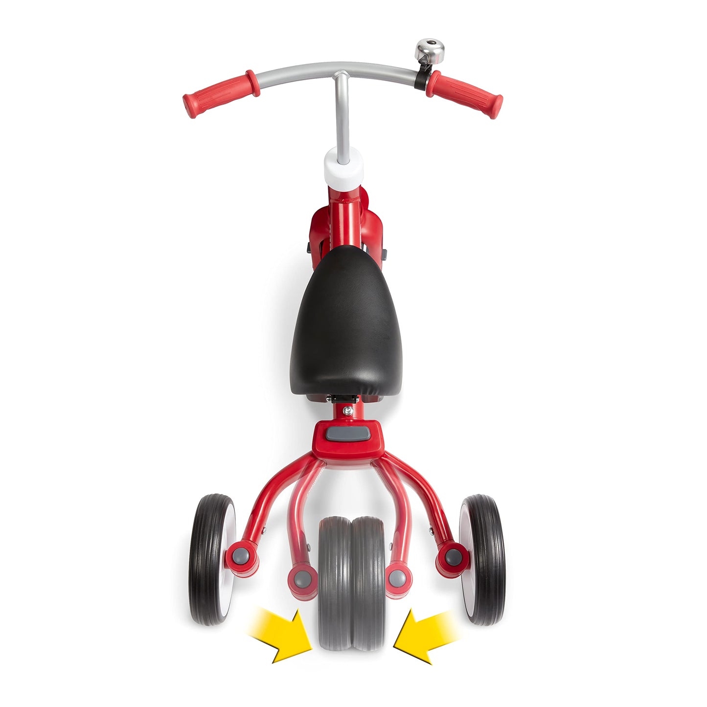 Radio Flyer Triple Play Trike, Red Toddler Tricycle, Balance Bike, and Ride On For 1-3 Years