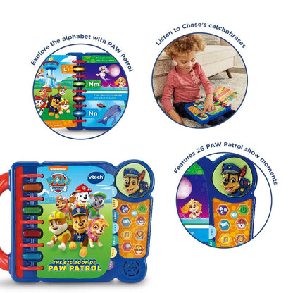 VTech PAW Patrol: The Big Book of PAW Patrol, Official PAW Patrol Character Book, Educational Learning Toy, Learn Letters & Words, Music & Phrases, Gift for Children 2, 3, 4, 5 Years, English Version