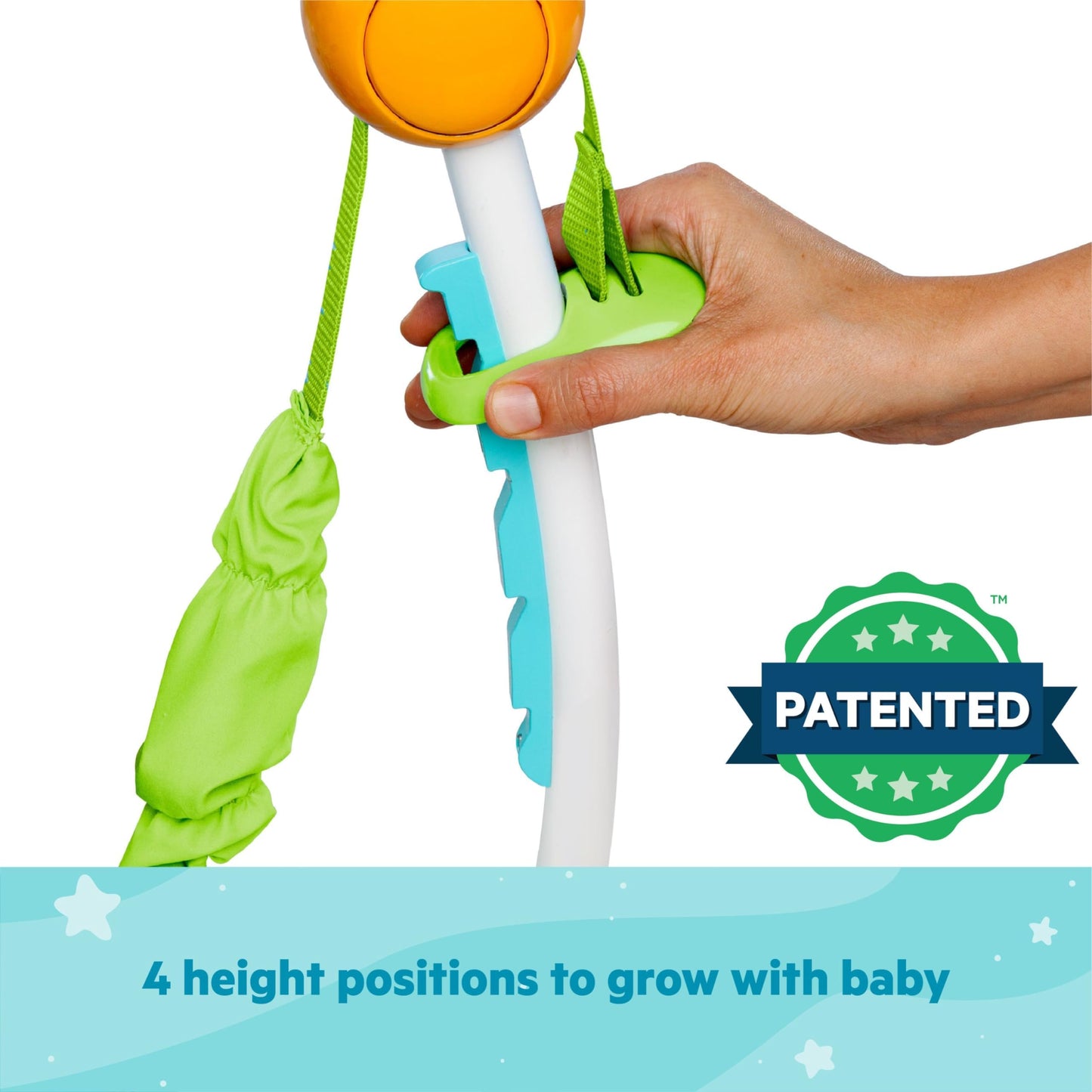 Bright Starts Disney Baby Finding Nemo Sea of Activities Jumper with 13 activities, lights, music, ocean sounds, and 360° rotation.
