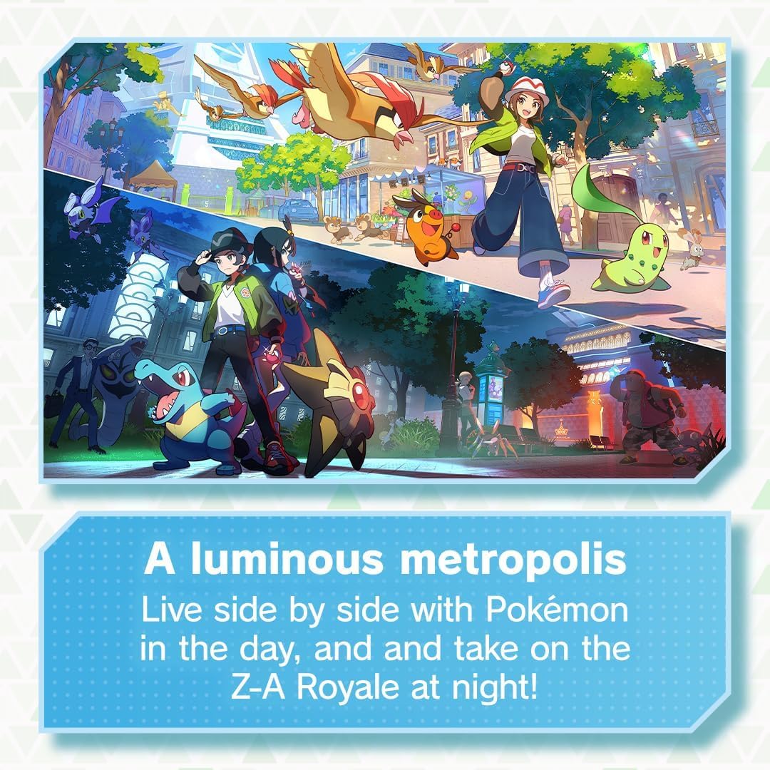Nintendo Pokémon Legends: Z-A Nintendo Switch 2 Edition game case with artwork and logo on the front.