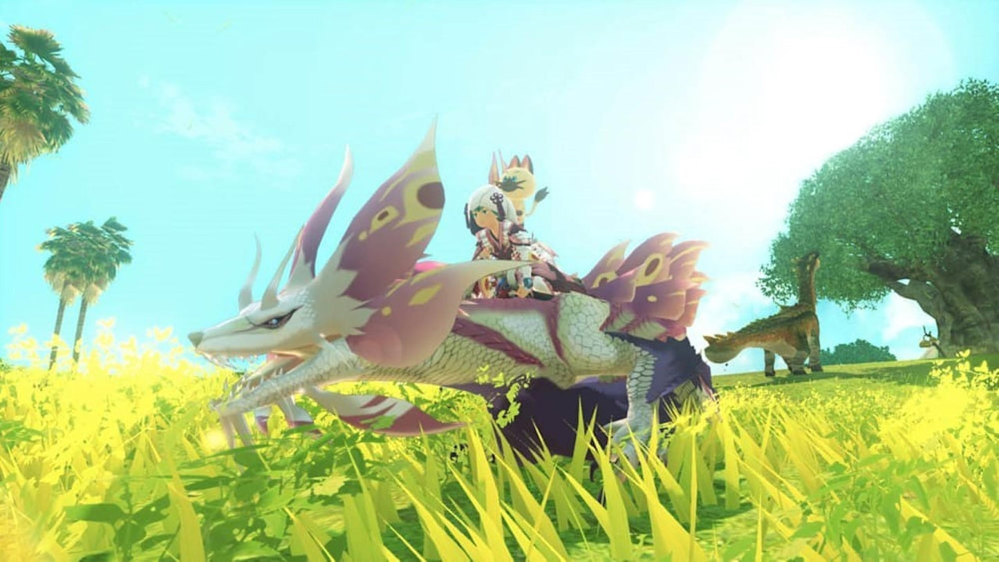Nintendo Monster Hunter Stories 2: Wings of Ruin Nintendo Switch game cartridge on a white background.