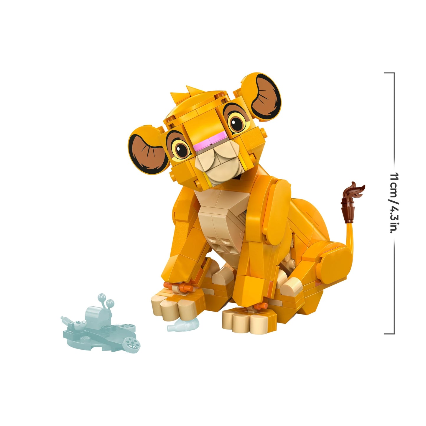 LEGO ǀ Disney Simba the Lion King Cub Building Toy for 6 Plus Year Old Girls & Boys, Construction Figure Playset, 1994 Movie Memorabilia Set, 30th Idea for Kids 43243