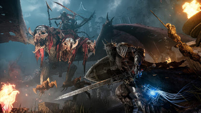 Deluxe edition of Lords of the Fallen game for Xbox Series X by Warner Bros, featuring game artwork and packaging.