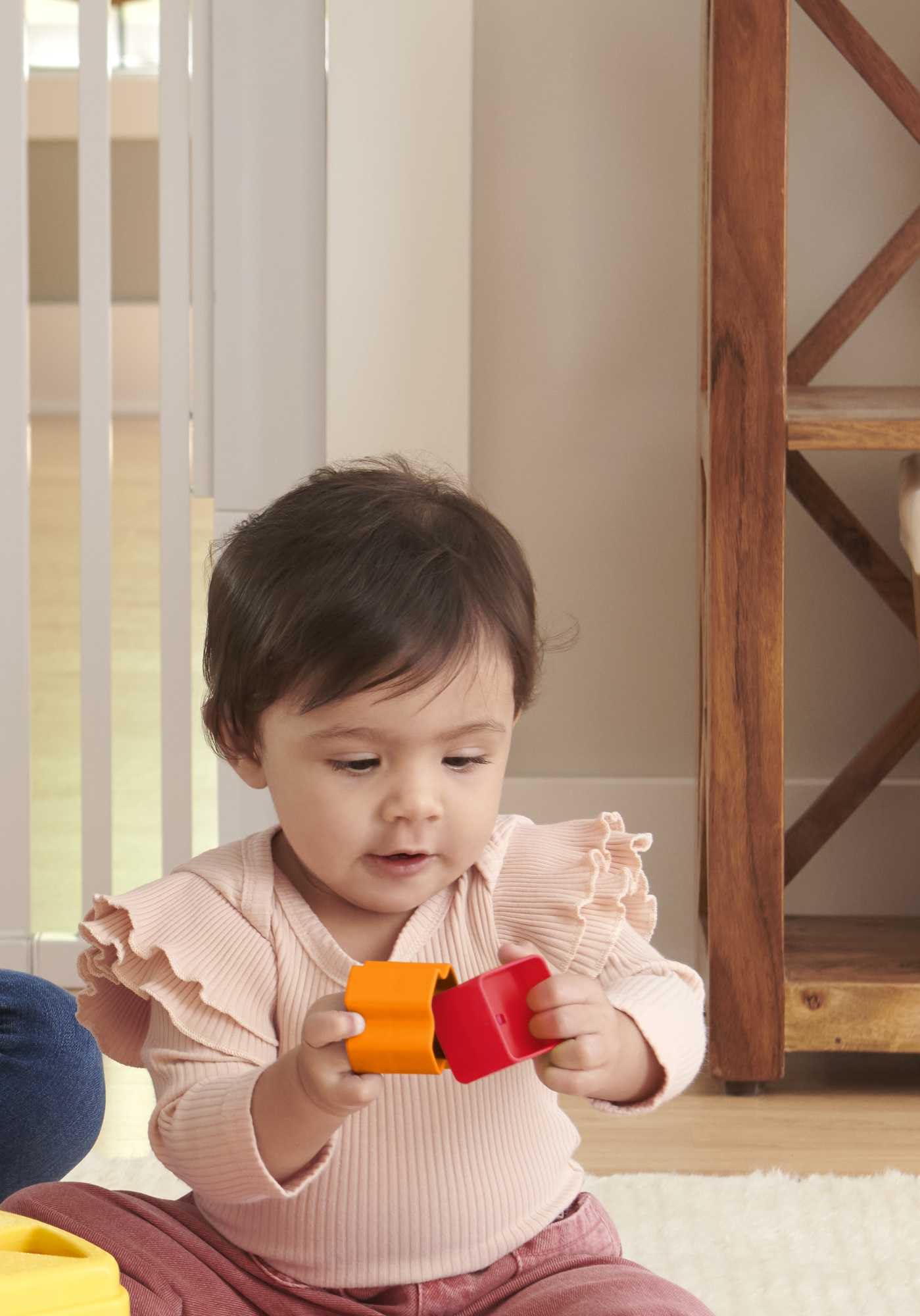 Fisher-Price Stacking Toy Baby’s First Blocks Set of 10 Shapes for Sorting Play for Infants Ages 6+ Months, FFC84