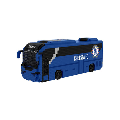 FOCO Officially Licensed Chelsea FC Football BRXLZ Bricks 3D Coach Toy Model - Premier League Construction Toy - 1347 Pieces - Ages 12+ - Sports Merchandise