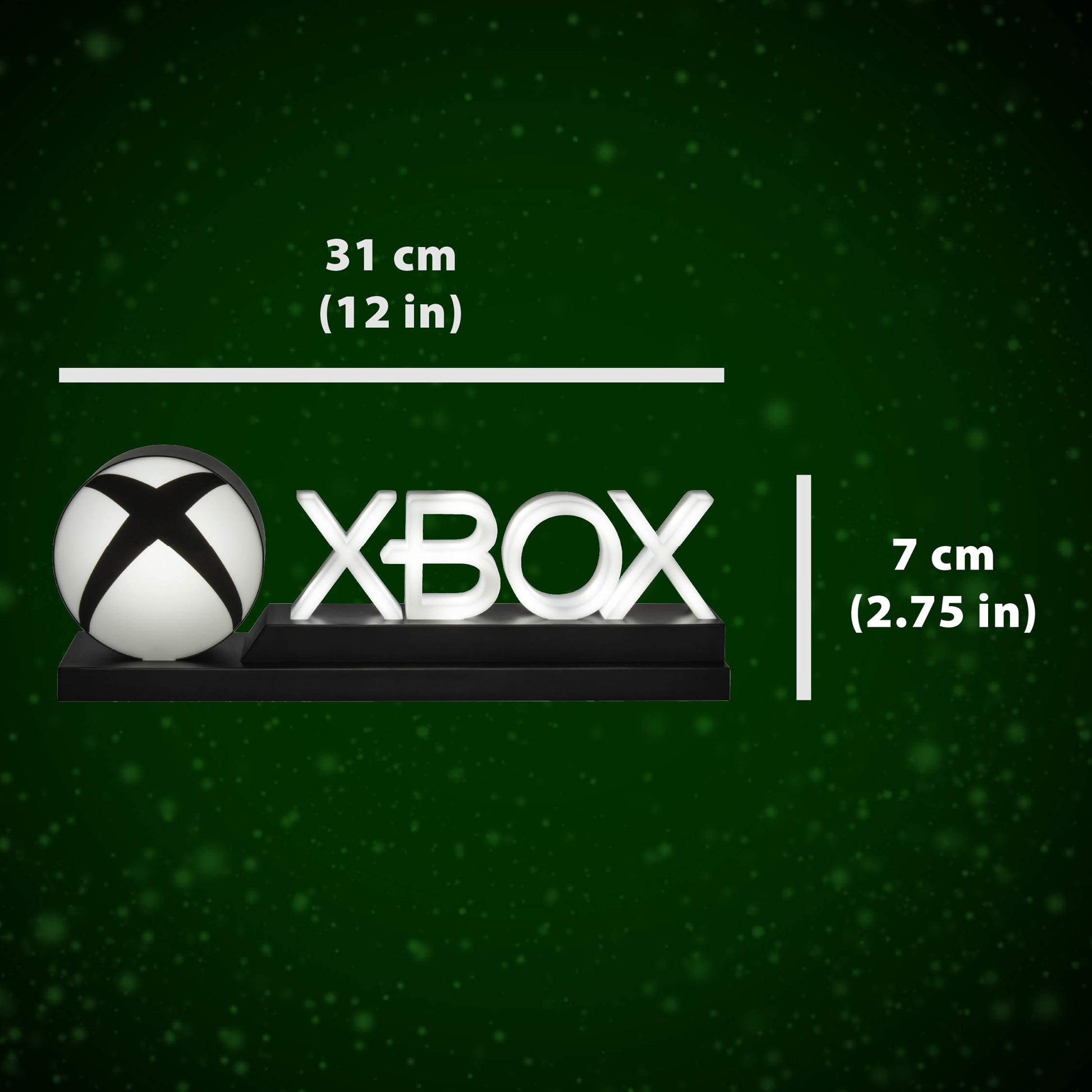 Paladone Xbox Icons Light with dynamic and standard lighting modes, gaming desk decor and gift for Xbox gamers.