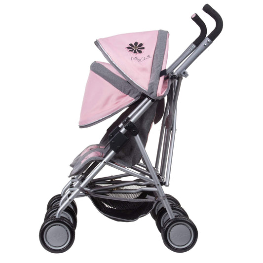 Daisy Chain Zipp Twin Max Dolls Pushchair – Adjustable handles from 76-82cm. For ages 4,5,6,7,8 or 9 years. (Classic Pink)