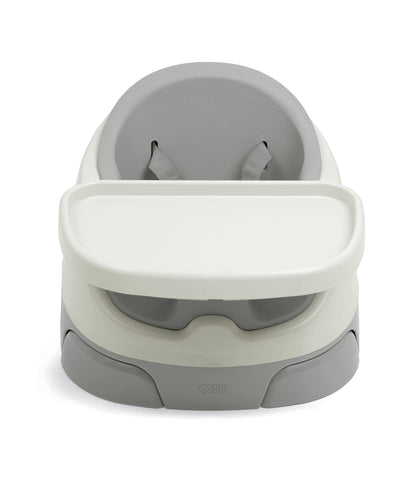 Mamas & Papas Baby Bug Booster Seat for Dining, Detachable Tray, Harness, Adjustable Seat and Non-Slip Feet, Pebble Grey