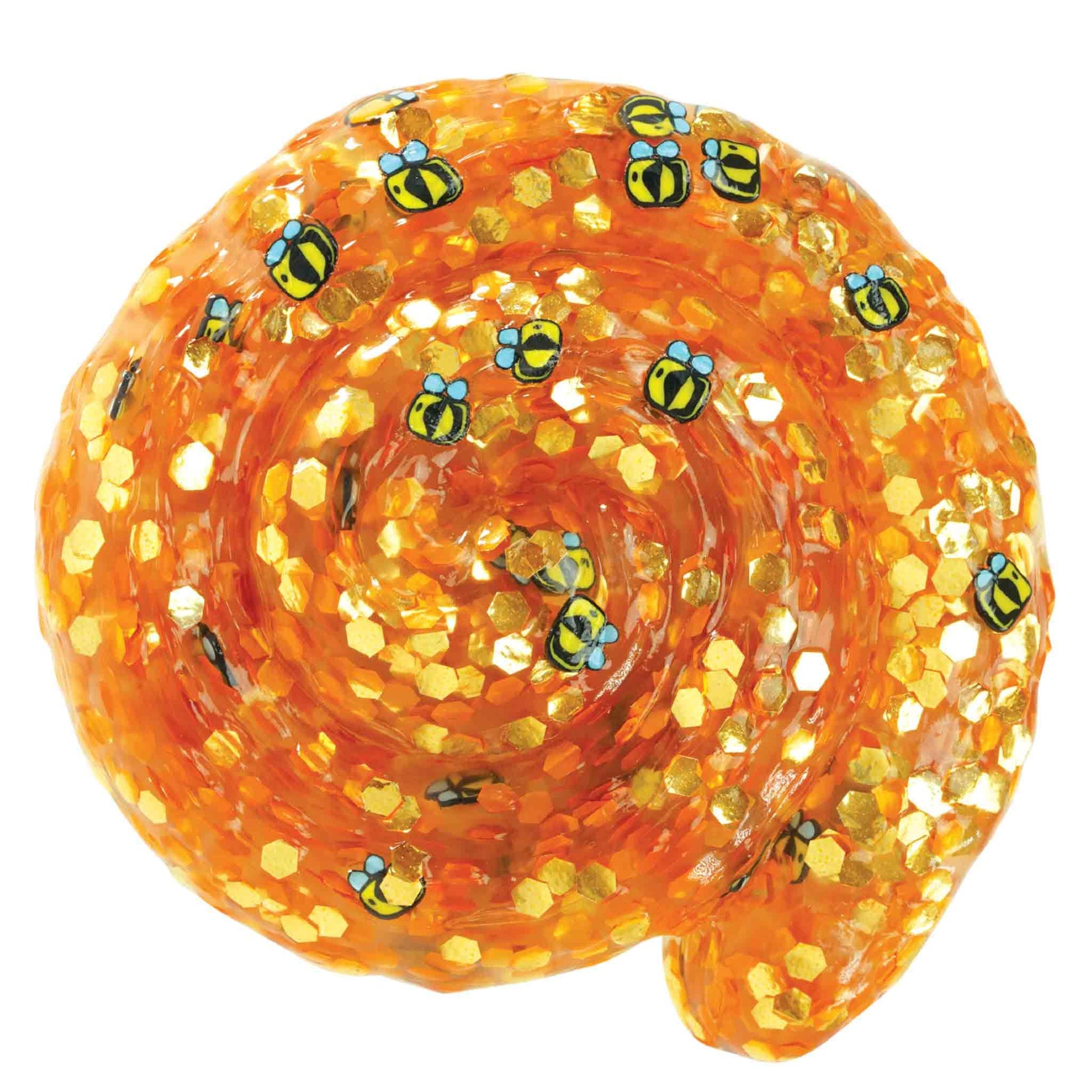 Crazy Aaron's Trendsetters Honey Hive clear putty with hidden pieces, non-toxic, stretchy toy for kids and sensory play