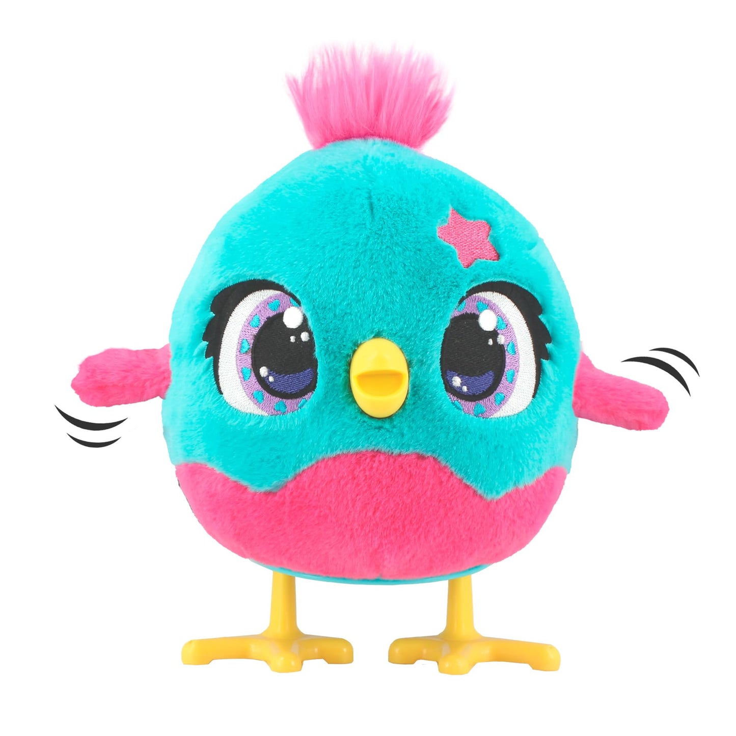 Funtasy Family Chick a Boo - Electronic Kids Chicken Toy - Cute Interactive Plush Pet & Adorable Hen - 50+ Sounds & Reactions - Feed Her, Watch Her Sing, Dance & Lay Eggs - Girls & Boys Gifts Age 3 +