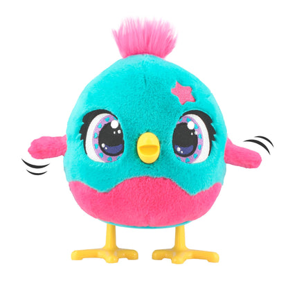 Funtasy Family Chick a Boo - Electronic Kids Chicken Toy - Cute Interactive Plush Pet & Adorable Hen - 50+ Sounds & Reactions - Feed Her, Watch Her Sing, Dance & Lay Eggs - Girls & Boys Gifts Age 3 +