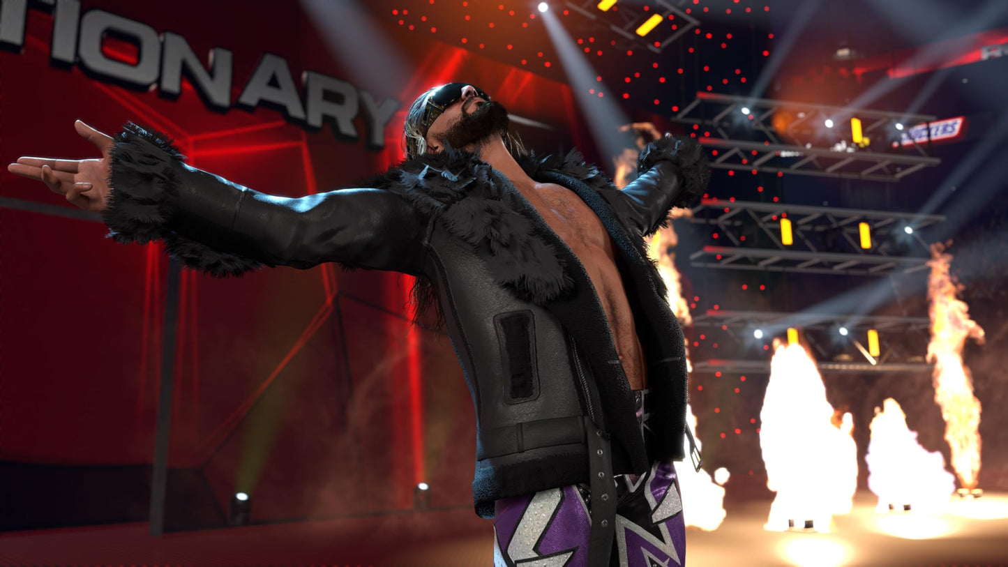 WWE 2K26 Standard Edition Nintendo Switch game cartridge by 2K showing the game case with cover art.