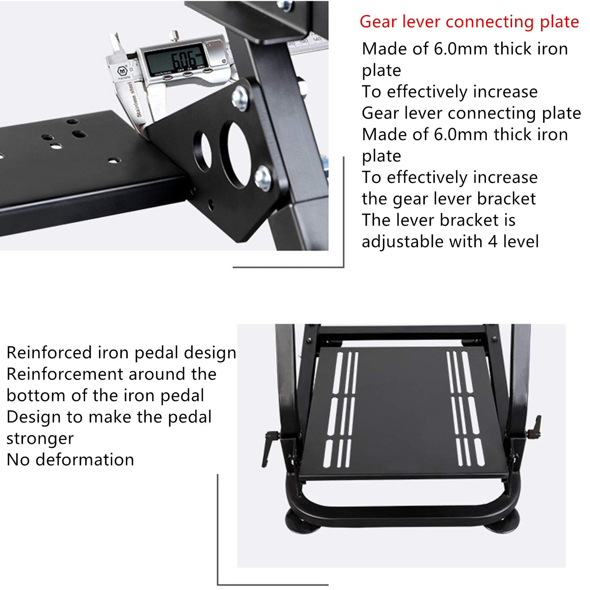 Cirearoa professional racing wheel stand for Logitech G25 G27 G29 G920 PS4 Xbox Fanatech driving simulator setup with T3PA TGT T300RS T500RS.