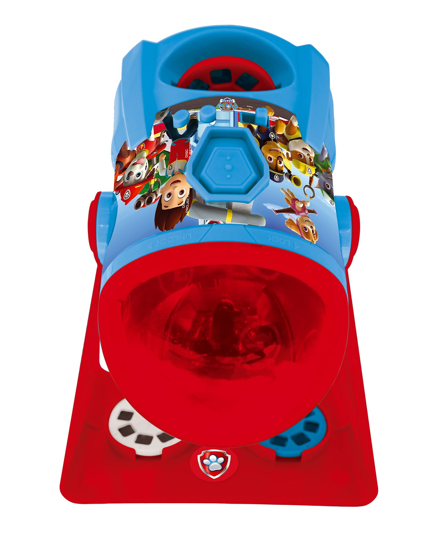 LEXIBOOK, Paw Patrol, My stories brought to light, Story projector with sounds, timer and booklet, blue/red, LTC100PA
