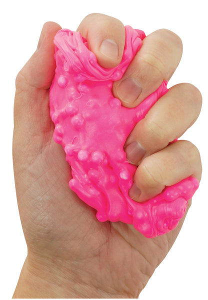 Crazy Aaron's Sponge Putty in pink multi-color, sensory therapy toy in a 4-inch tin, perfect for stress relief and creative fun