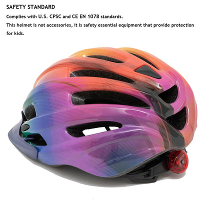 Kids Bike Helmet, Boys Girls Bike Helmet Child Cycle Helmet Childrens Bicycle Helmet Cycling Helmet 50-57cm