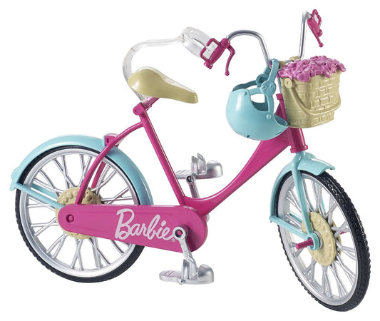 Barbie Bicycle with Basket of Flowers, DVX55