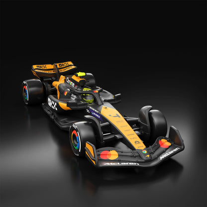 Hot Wheels 1:64 Scale Premium Die-Cast Formula 1 Collectible Toy Race Car with Real Riders Tires & Metal/Metal Body & Chassis (Styles May Vary), JBM11