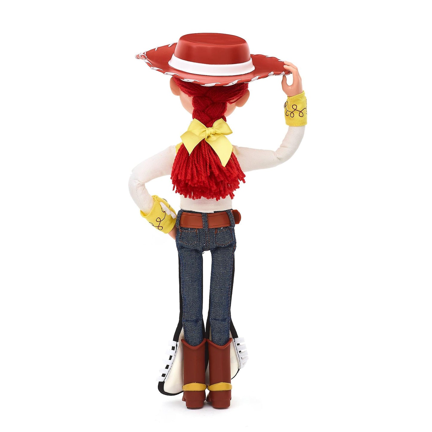 Disney Store Official Jessie Interactive Talking Action Figure, Pixar's Toy Story, 36cm/14”, Pull string Cowgirl Doll Featuring 15+ English Phrases, Interacts with Other Characters, Ages 3+