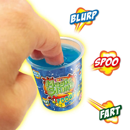 Craze Magic Slime Pooupsie Noise 3 Pack with colorful, squishy slime toys for kids ages 3+ in playful, dough-like textures