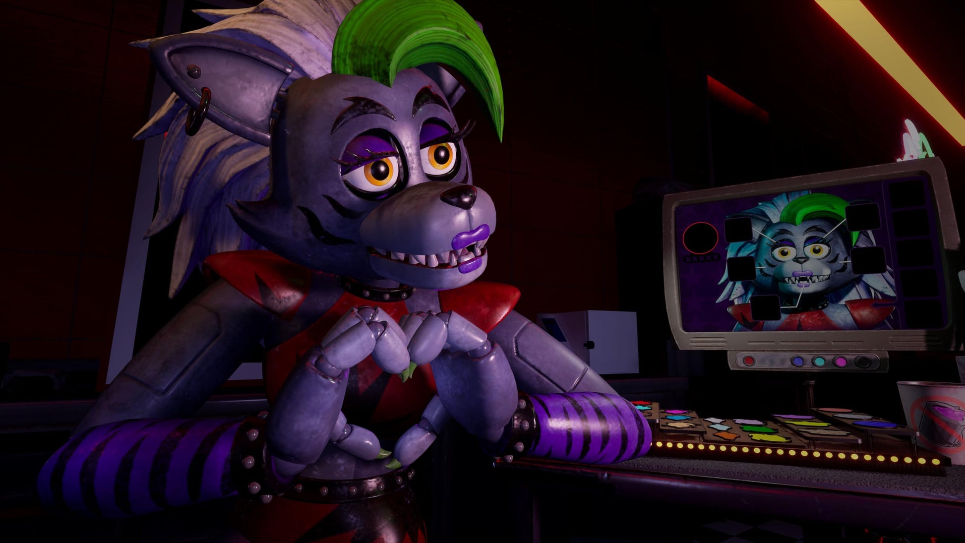 Five Nights at Freddy's: Help Wanted 2 Nintendo Switch game case with colorful character artwork and game title.