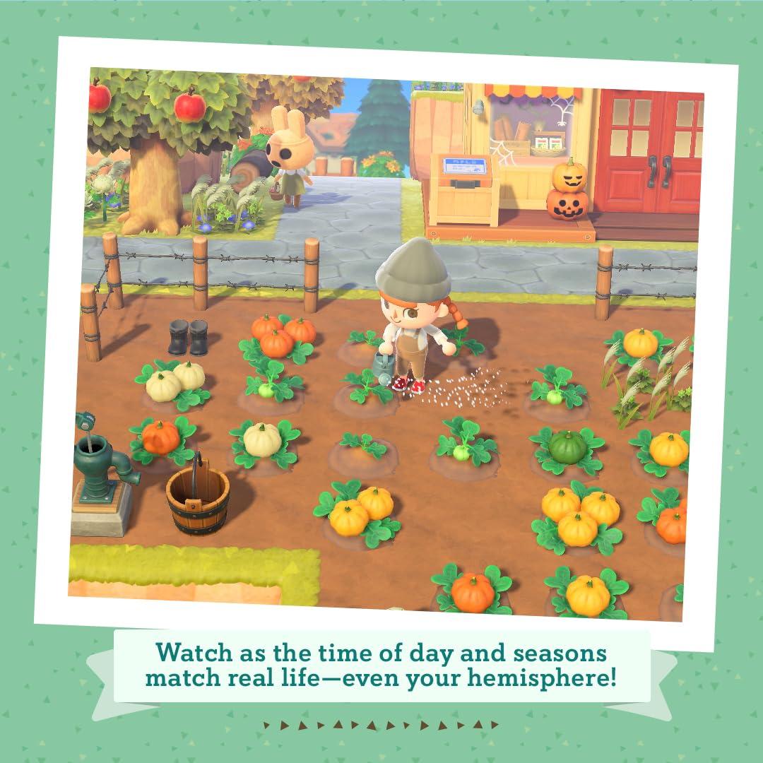Nintendo Animal Crossing: New Horizons game for Nintendo Switch, featuring colorful island scenery and characters on the game cover.