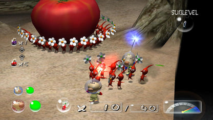 Nintendo Pikmin 1 and 2 double pack for Nintendo Switch, featuring colorful game art and cover images of the Pikmin characters.