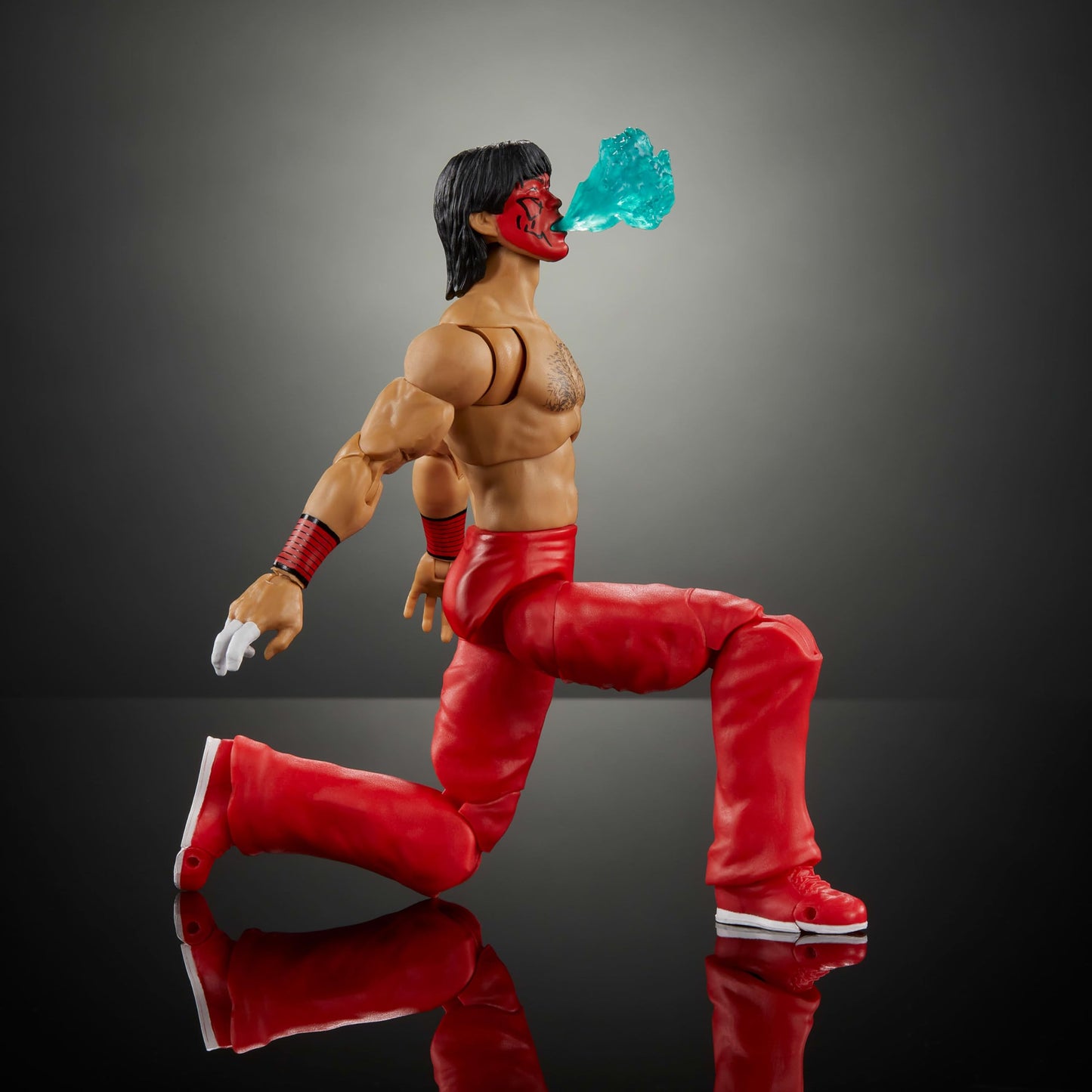 Mattel WWE Ultimate Edition Action Figure & Accessories, 6-inch The Great Muta Collectible Set, Swappable Heads & Hands, 30 Articulation Points