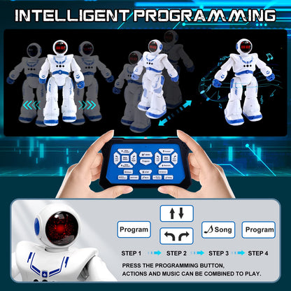 Kaybolge Kids Toys for 4 Year Old Boy Girls Remote Control Robot Kits with RC Smart Gesture Sensing Educational for Kids Christmas Birthday Gifts for 4 5 6 7 8 9 10 11 12 Years Old Boys Girls