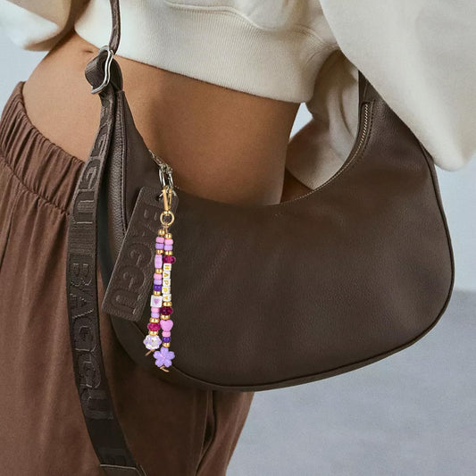 TOVABA 421PCS Beaded Keychain Making Kits for Women and Girls – DIY Acrylic Heart, Star, Flower and Alphabet Beads for Bag Charms, Jewelry Making and Craft Supplies