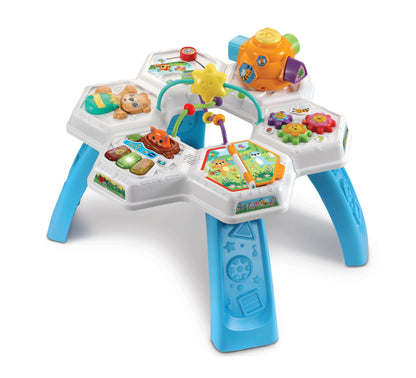 VTech Baby Busy Bee Activity Table, Interactive Play, Songs and Melodies, Develops Motor Skills, Sensory Development, Cause and Effect, Suitable for Ages 6, 9, 12 Months Plus, English Version