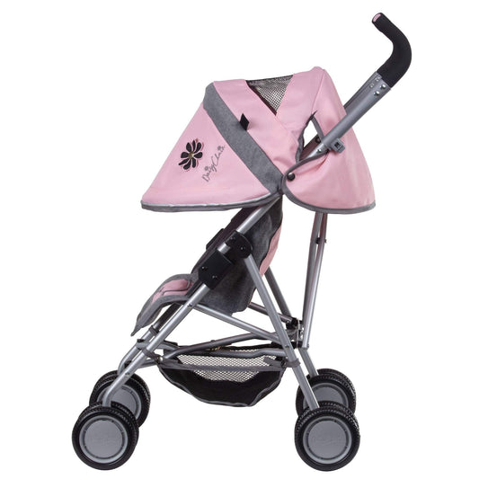 Daisy Chain Zipp Max Dolls Pushchair – Adjustable handles from 76-82cm. For children of 4, 5, 6, 7, 8 or 9 years. (Classic Pink)