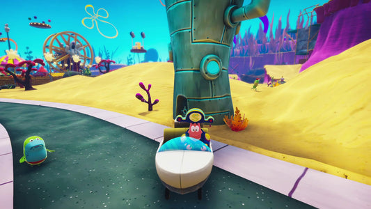Image of SpongeBob SquarePants™: The Patrick Star Game for Nintendo Switch by Bandai Namco, showing colorful game cover with Patrick Star character.