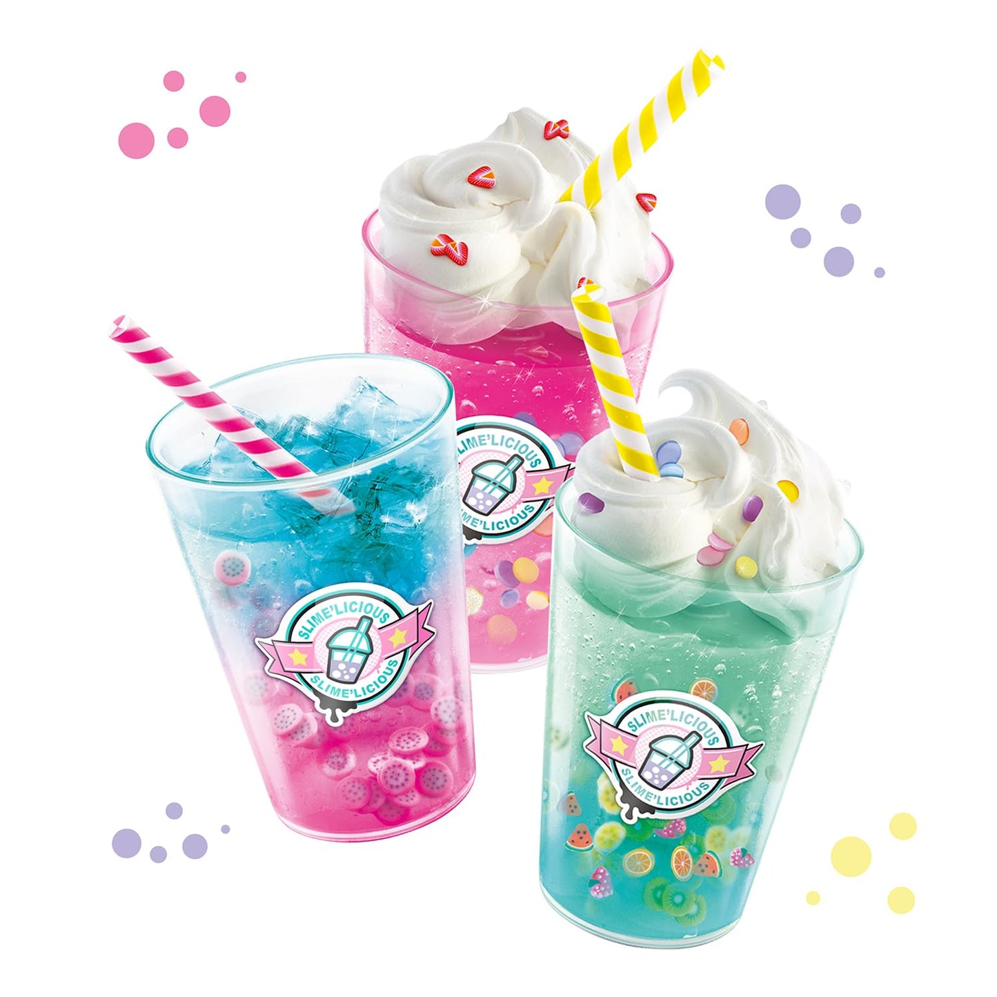 Canal Toys So Slime electronic machine creating colorful slime drinks, designed for children age 6+ for creative slime fun.