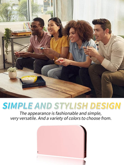 Pink yystao protective cover for Nintendo Switch 2 dock station, shockproof and dustproof case with all-round protection.