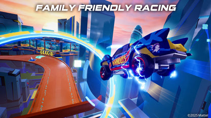 Hot Wheels Let's Race: Ultimate Speed Nintendo Switch game cover featuring colorful racing cars and dynamic racing scenes.
