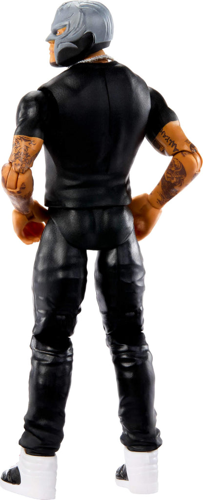 Mattel WWE Rey Mysterio Action Figure, Main Event Series #162, 6-inch Collectible Superstar with 104 Articulation Points & Life-Like Look, JHH94