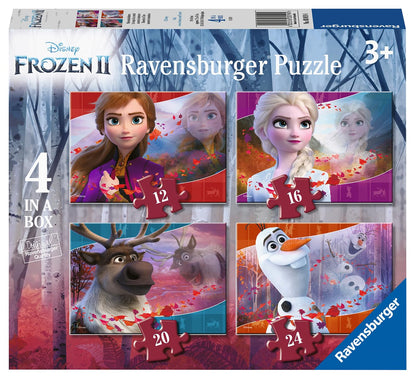 Ravensburger Disney Frozen 2-4 in Box (12, 16, 20, 24 Pieces) Jigsaw Puzzles for Kids Age 3 Years Up