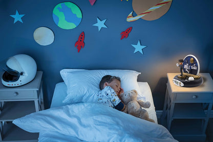 LEXIBOOK, Harry Potter, Projector Alarm Clock for kids, Nightlight and time projection to the ceiling, Sound Effects, Battery-powered, Black, RP500HP