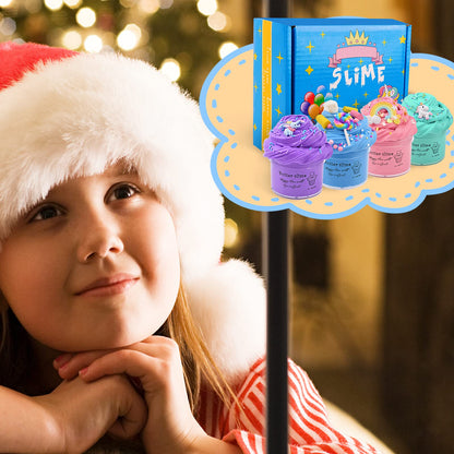 Appoft fluffy slime kit for kids, colorful putty and slime set for ages 5-12, perfect for birthdays and stress relief fun.