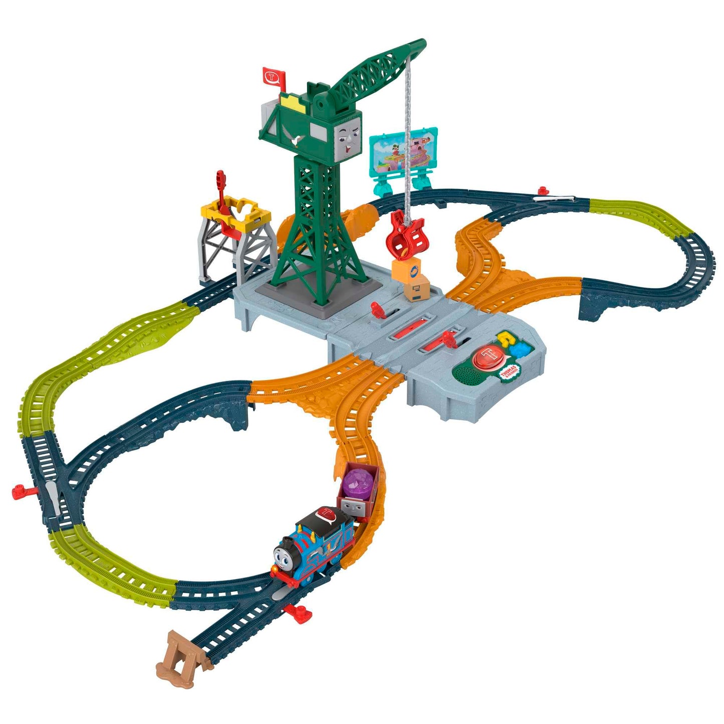 Thomas The Tank Engine - The Sounds of Sodor Cranky Delivery - Three Characters from the Series - Sound Track and Battery Powered Trains - Children's Toy 3+ Years HXG13