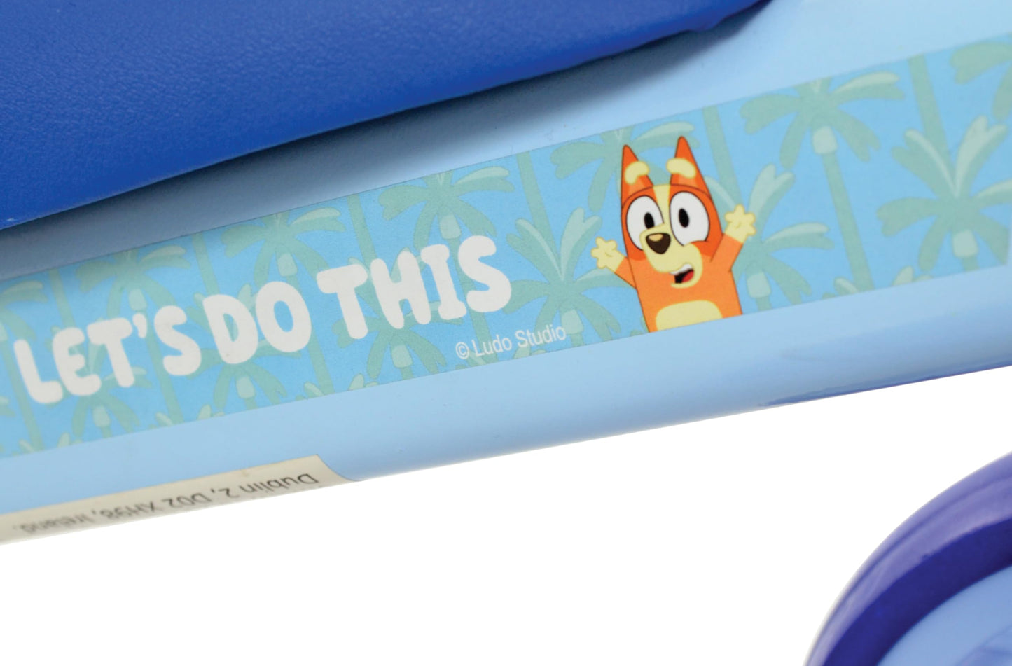 Bluey Officially Licenced Ride On Toy for Ages 1+ | Boys or Girls Kids Childrens Deluxe Bobble Toddler Push Scooter | Foot to Floor Baby Bike | Blue