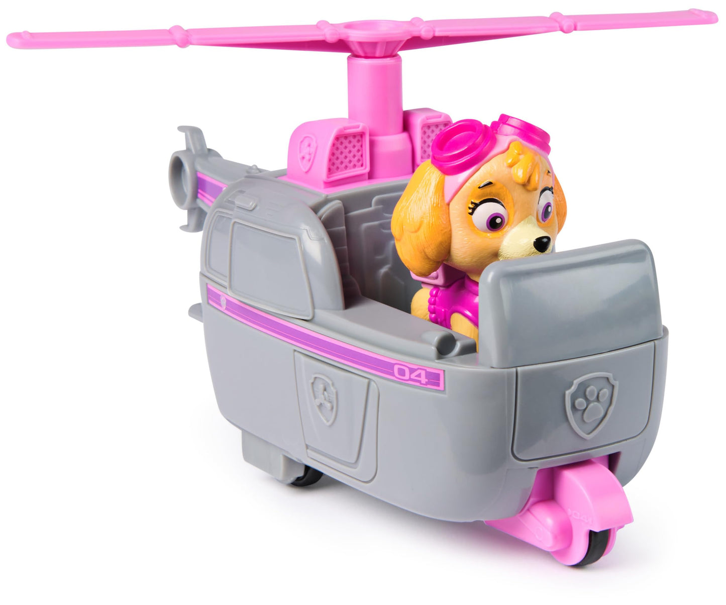 Paw Patrol, Skye’s Helicopter, Toy Vehicle with Collectible Action Figure, Sustainably Minded Kids’ Toys for Boys & Girls Aged 3 and Up