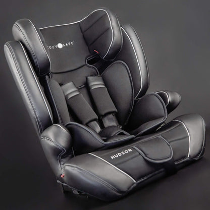 Cozy N Safe Hudson,25KG 5-Point Integral Harness, Group 1/2/3 9-36kg, 9 Months to 12 Yrs, ISOFix & Top Tether, Side Impact Protection, Adjustable Headrest, Forward Facing, Child/Toddler Car Seat