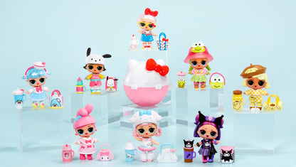 L.O.L. Surprise! Hello Kitty-themed doll with fashions and accessories in a collectible ball packaging.