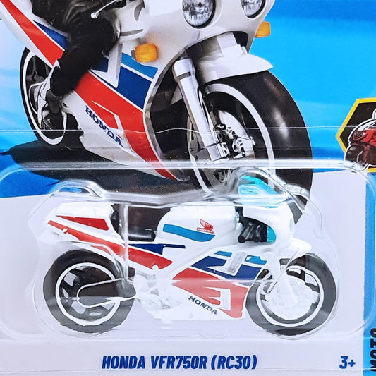 Hot Wheels Honda VFR750R RC30 HYW51 HW Moto 4/5 Short Card Motorcycle Honda License Mattel 2025 1:64
