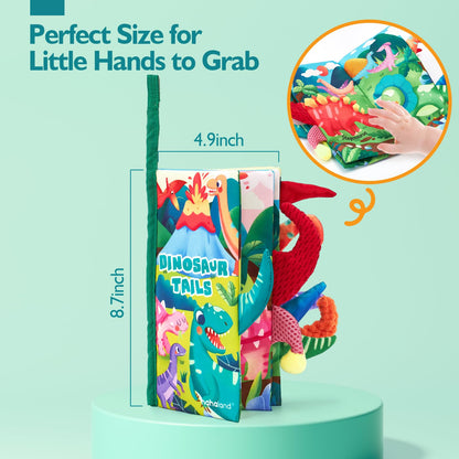hahaland Baby Books 0-6 Months，Infant Tummy Time Toys High Contrast Sensory Baby Toys 6 to 12 Months Touch Feel Book Gift Christmas Stocking Stuffers for Boys Girls 0-3 Months Book Early Learning