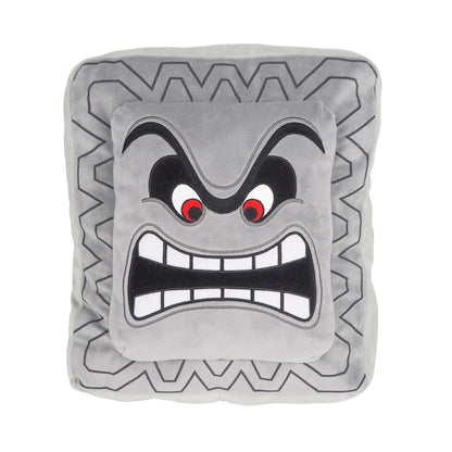 Nintendo Together+ - Super Mario Plush Toy - Thwomp 37 cm, Grey